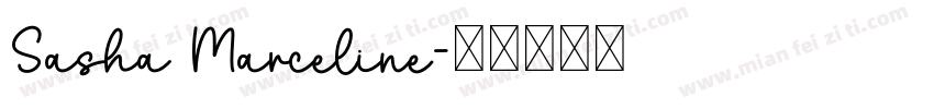 Sasha Marceline字体转换